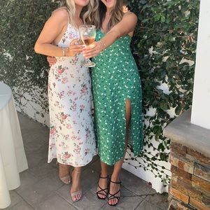Reformation crimini slip dress